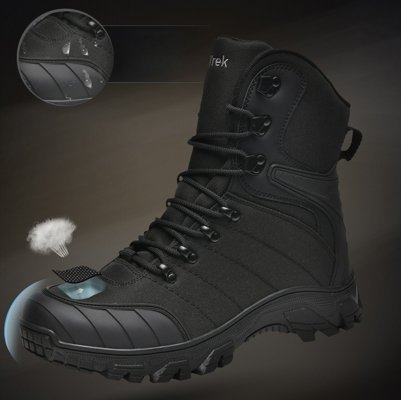 (✅ASTM-Certified & CE Certified) Military Grade Tactical Boots Work Boots Hunting Boots - Waterproof, Anti-Sprain, Anti-Puncture, Non-Slip, Toe Protection
